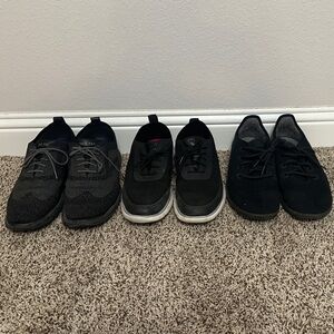 2 Cole Haan shoes and Allbirds